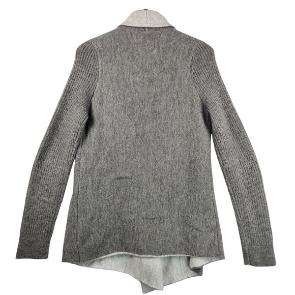 Abercrombie & Fitch Open Cardigan Sweater Women’s SZ LG Gray/Charcoal EUC - Picture 4 of 14